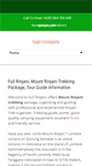 Mobile Screenshot of fullrinjani.com